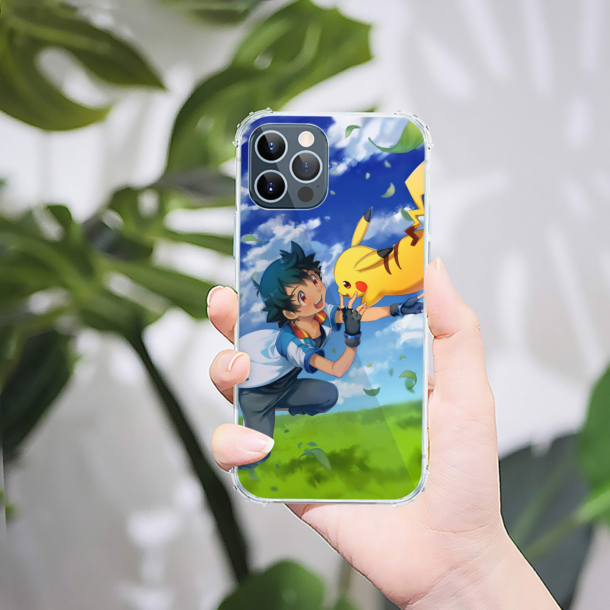（画像用） ポケットモンスター Pokémon 【iPhone 12シリーズ対応】透明スマホケース（クリアソフトケース）